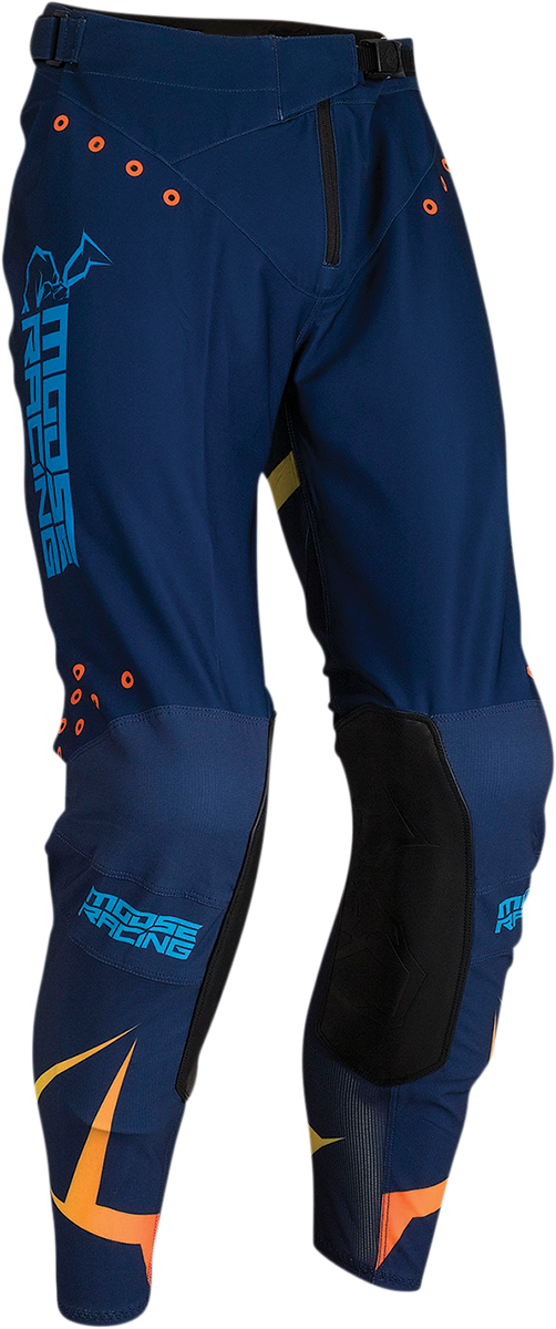 MOOSE RACING Agroid Pants - Navy/Orange - 34 2901-9267