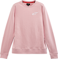 ALPINESTARS Women's Ageless Crew Fleece - Pink - Medium 1232518203100M