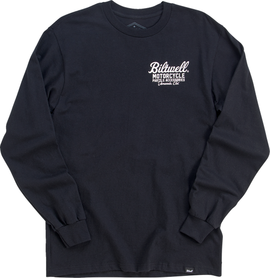 BILTWELL Chopper Long-Sleeve T-Shirt - Black - Small 8104-080-002