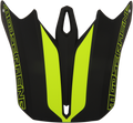 MOOSE RACING F.I. Session Visor Kit - Black/Hi-Viz 0132-1260