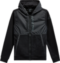 ALPINESTARS Aligned Zip Hoodie - Black/Black - XL 1213510001010XL