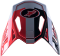 ALPINESTARS Supertech M10 Visor - A1 - Black/Red/White 8981821-1321