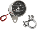 DRAG SPECIALTIES 2.4" MPH Mini LED Mechanical Speedometer/Indicators - Chrome Housing - Black Face - 2240:60 21-6809DS1-BX15