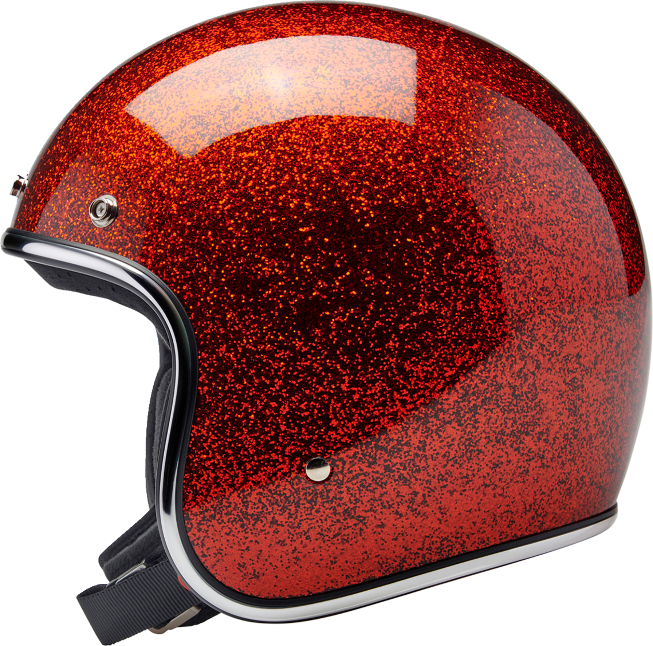 BILTWELL Bonanza Helmet - Rootbeer Megaflake - 2XL 1001-457-206