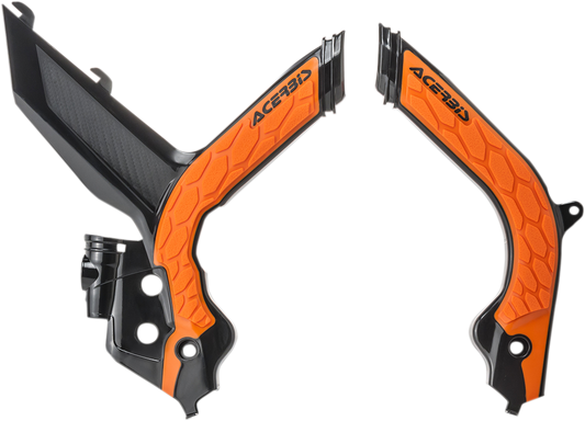 ACERBIS X-Grip Frame Guards - Black/Orange 2733445229