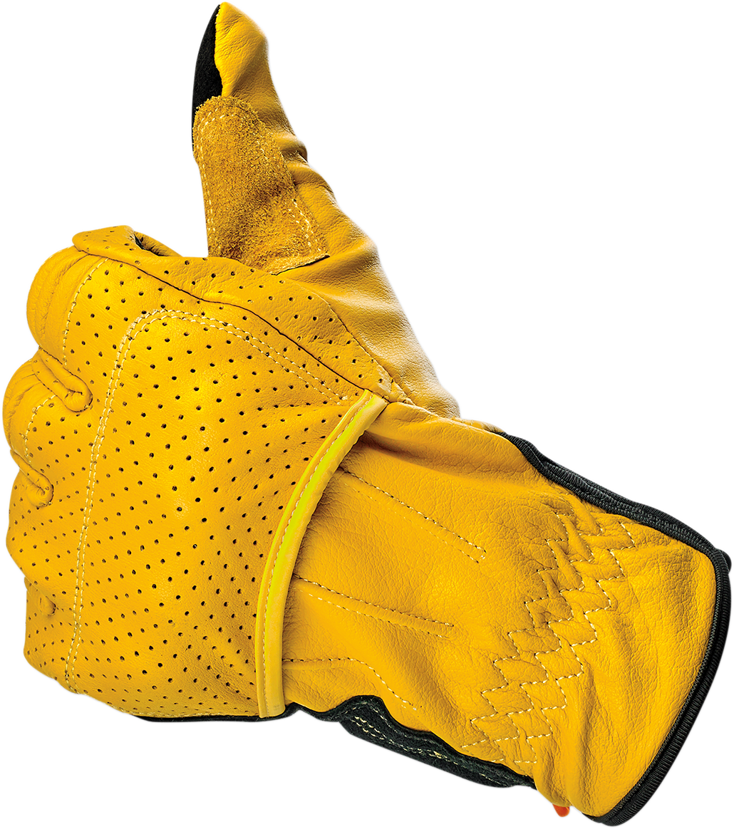 BILTWELL Borrego Gloves - Gold/Black - 2XL 1506-0701-306