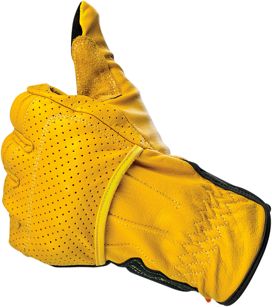 BILTWELL Borrego Gloves - Gold/Black - XL 1506-0701-305