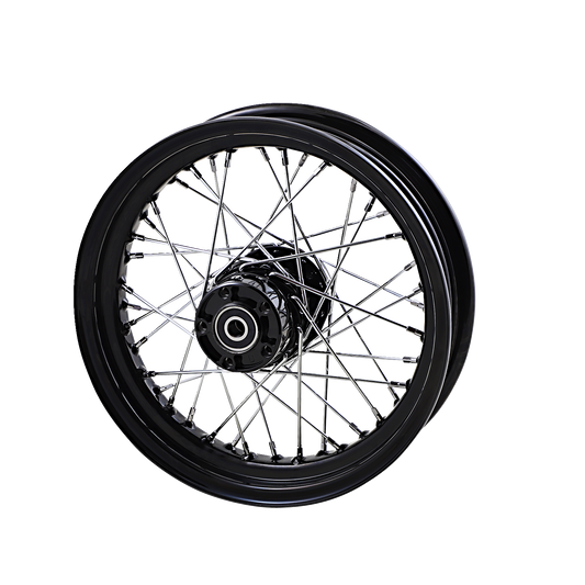DRAG SPECIALTIES Rear Wheel - Single Disc/No ABS - Black - 16"x3.00" 64370B