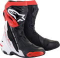 ALPINESTARS Supertech R Boots - Black/White/Red - US 7.5 / EU 41 2220021-123-41