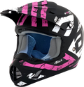 AFX FX-17Y Helmet - Attack - Matte Black/Fuchsia - Medium 0111-1412