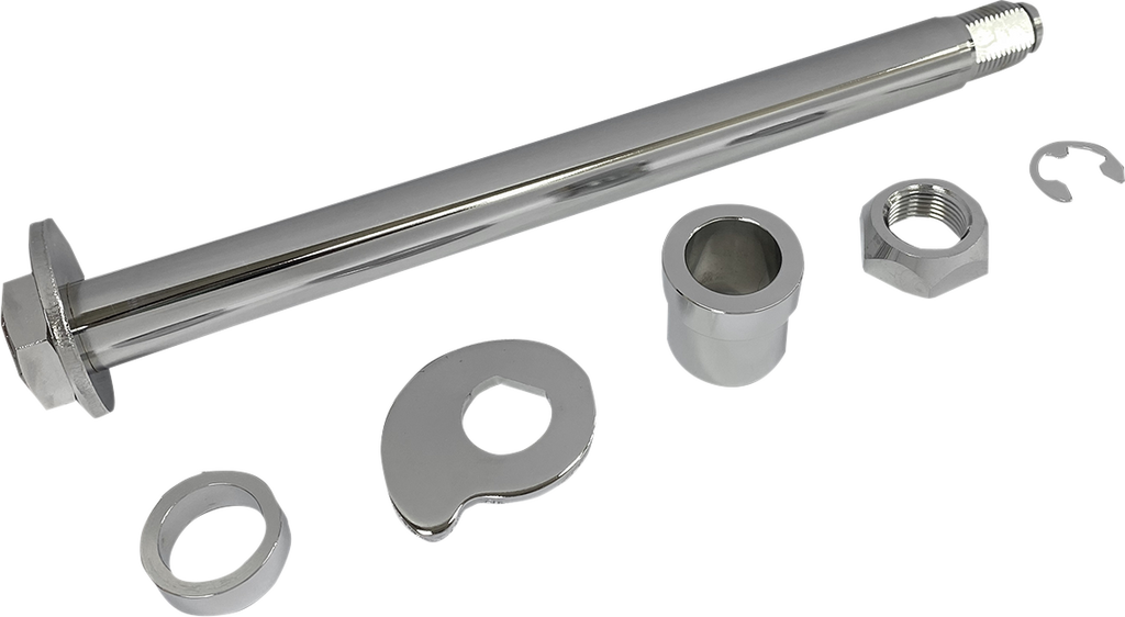 DRAG SPECIALTIES Axle Kit - Rear - Chrome - '02-'07 FLT W16-0349