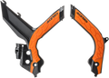 ACERBIS X-Grip Frame Guards - Black/'16 Orange 2783155229