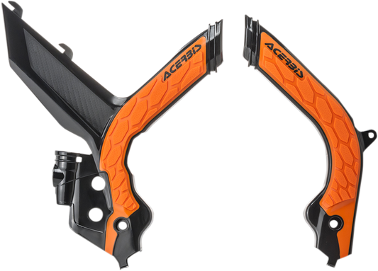 ACERBIS X-Grip Frame Guards - Black/'16 Orange 2783155229