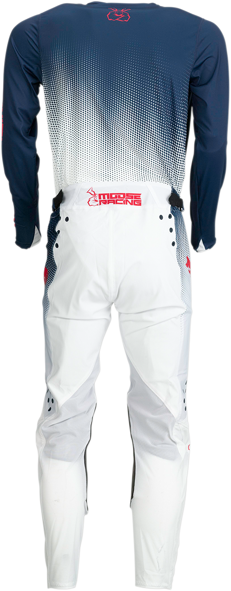 MOOSE RACING Agroid Pants - Navy/White - 34 2901-8482