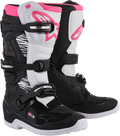 ALPINESTARS Stella Tech 3 Boots - Black/White/Pink - US 8 2013218-130-8
