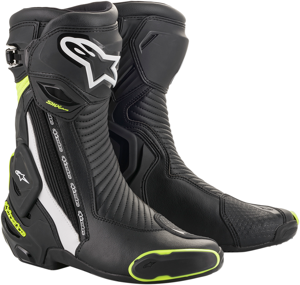 ALPINESTARS SMX+ Boots - Black/White/Yellow Fluorescent - US 9.5 / EU 44 2221019-125-44