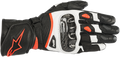 ALPINESTARS Stella SP-1 V2 Gloves - Black/White/Fluo Red - Large 3518119-1231-L