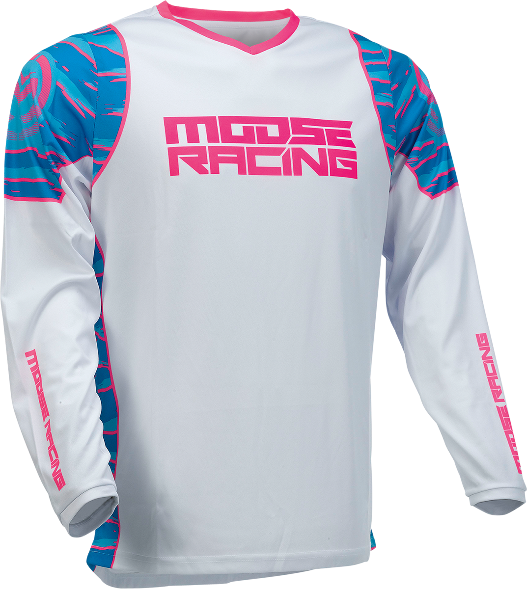 MOOSE RACING Qualifier Jersey - Blue/Pink - Medium 2910-6951