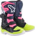 ALPINESTARS Tech 3S Boots - Black/Blue/Pink - US 13 2014518-1176-13