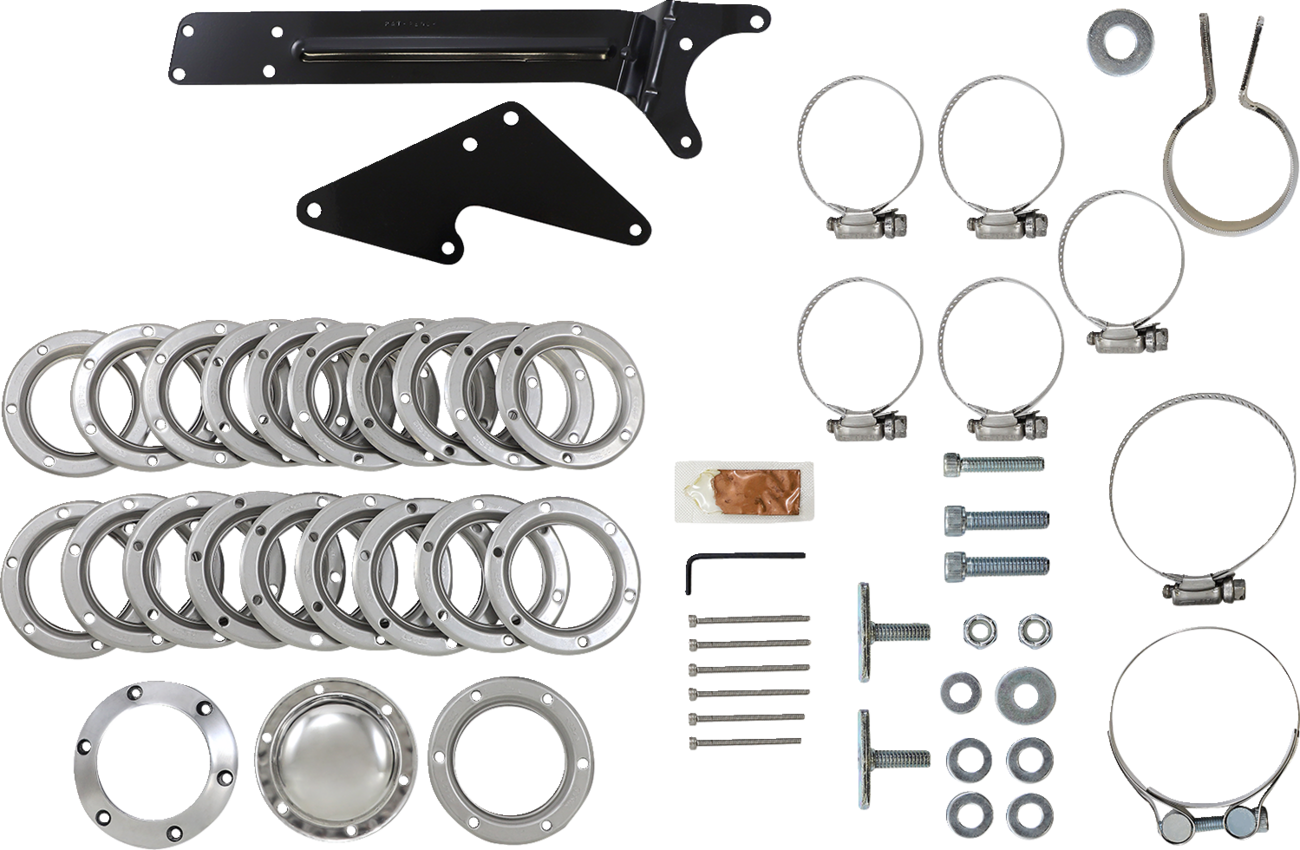 SUPERTRAPP Supermeg Exhaust - Chrome 828-71454