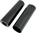 DRAG SPECIALTIES Fork Slider Covers - Gloss Black - Smooth - Extended +4" (10.5") 74539B