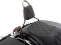DRAG SPECIALTIES Sissy Bar Pad - Double Diamond - Black - Tapered 0822-0449