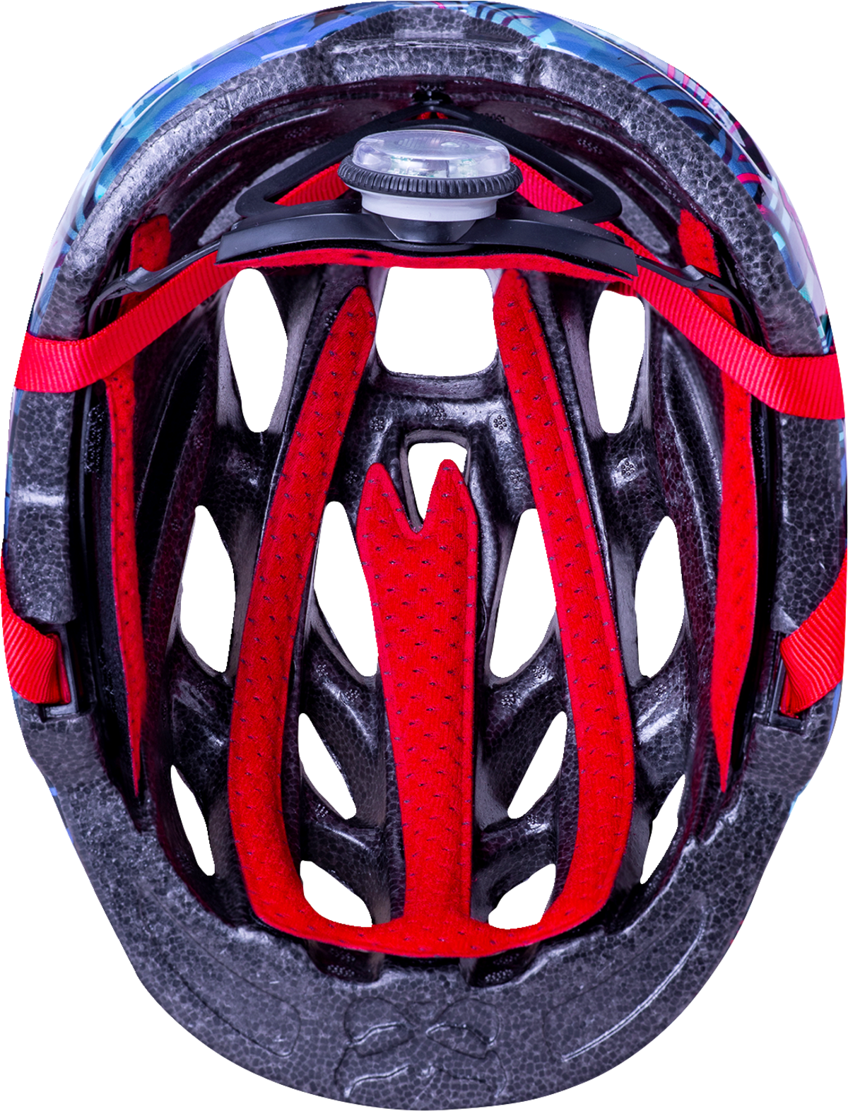 KALI Child Chakra Lighted Helmet - Jungle - Gloss Blue - XS 221022224