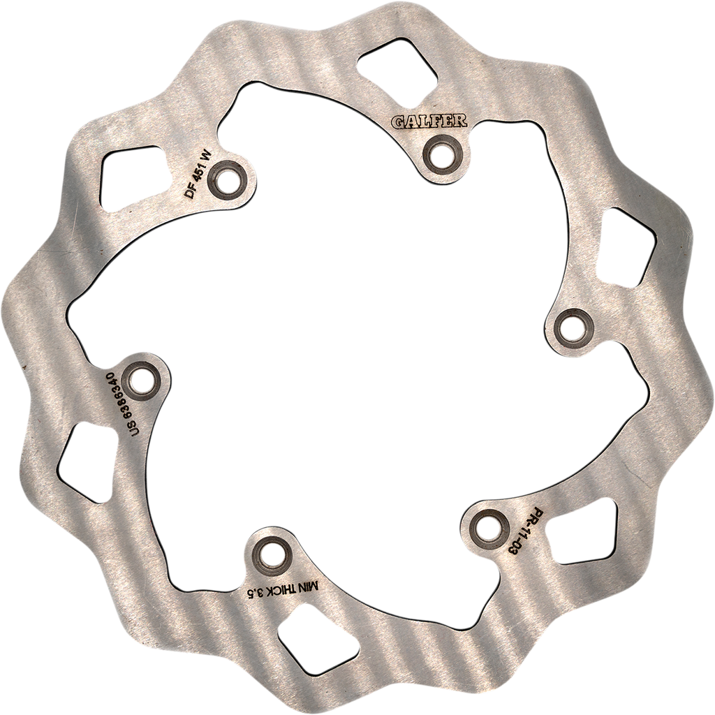 GALFER Wave® Rotor - Rear - Yamaha DF451W