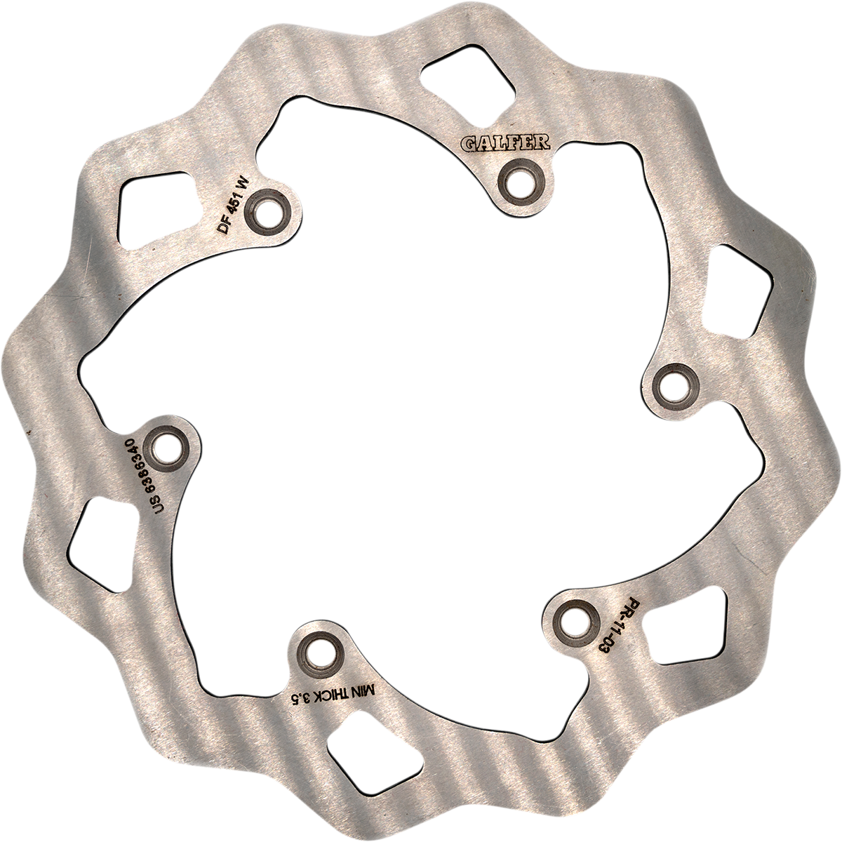 GALFER Wave® Rotor - Rear - Yamaha DF451W