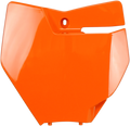 UFO Front Number Plate - Orange KT04063-127