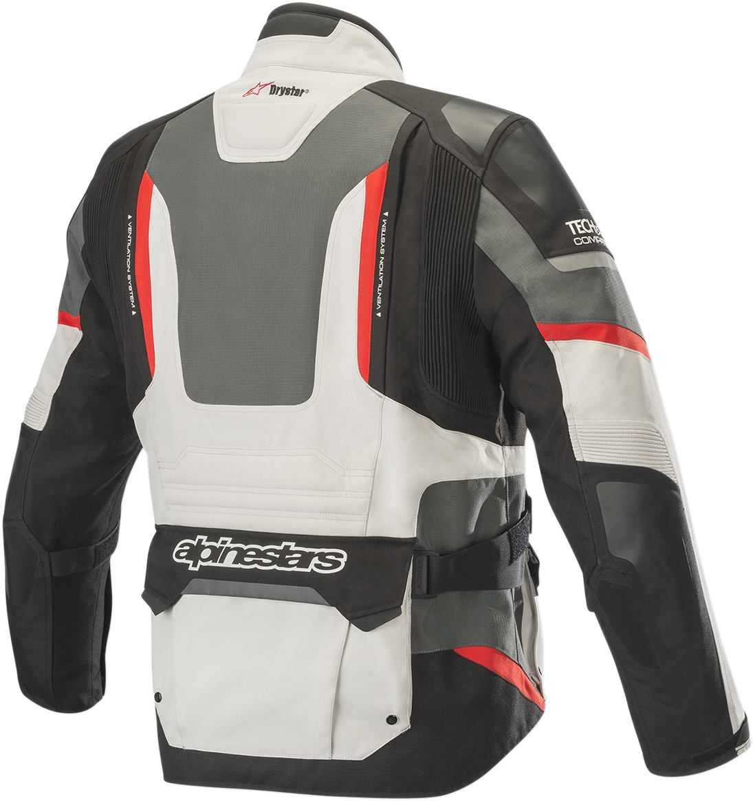 ALPINESTARS Andes Pro Drystar® Jacket - Gray/Black/Red - Medium 3207119-9113-M