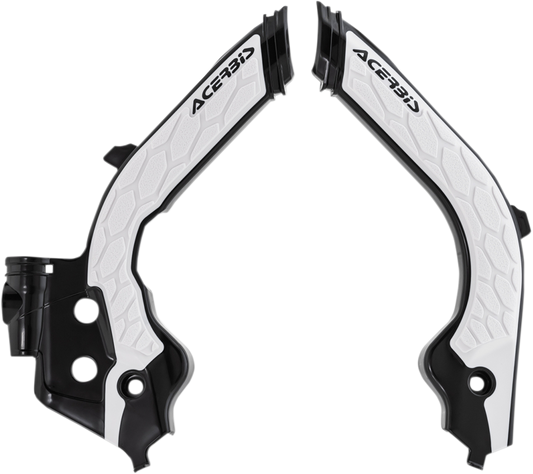 ACERBIS X-Grip Frame Guards - Black/White 2733451007