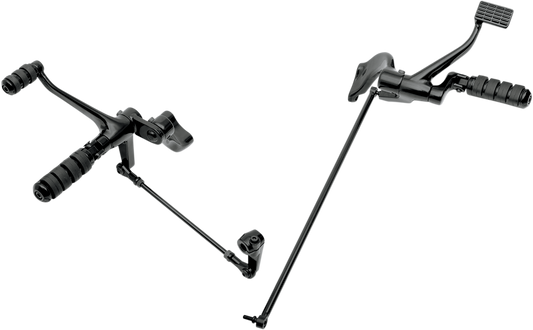 DRAG SPECIALTIES Forward Control - XL - +2 - Black 56221