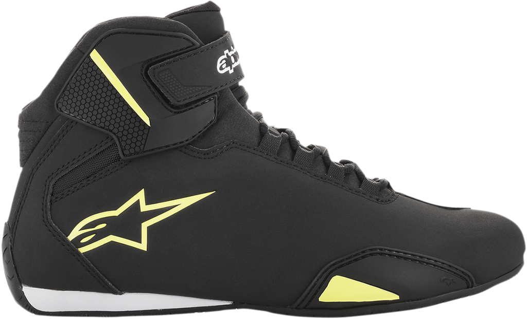 ALPINESTARS Sektor Shoes - Black/Yellow Fluorescent - US 7.5 2515518155-7.5