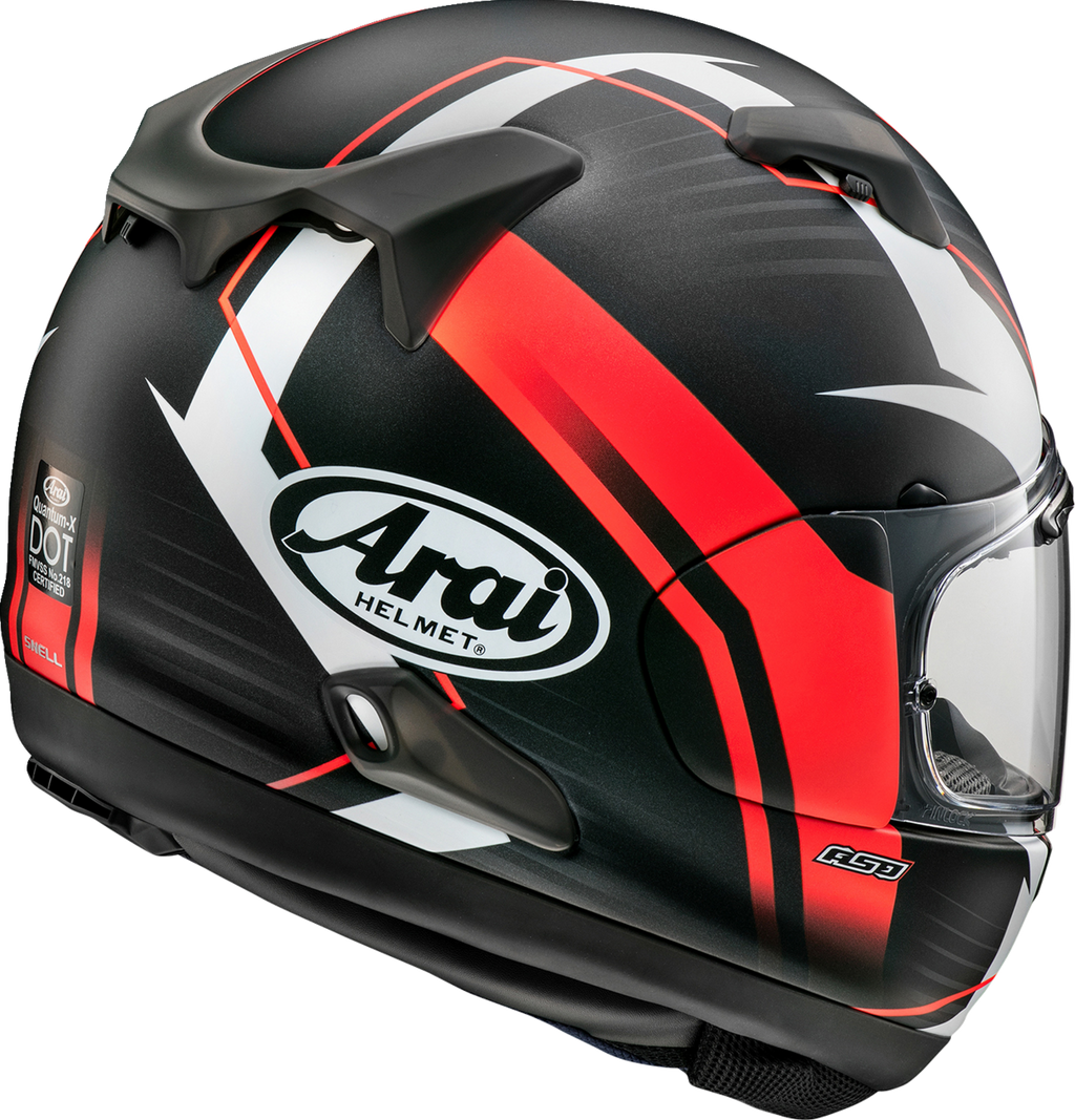 ARAI Quantum-X Helmet - Xen - Red Frost - XL 0101-15766