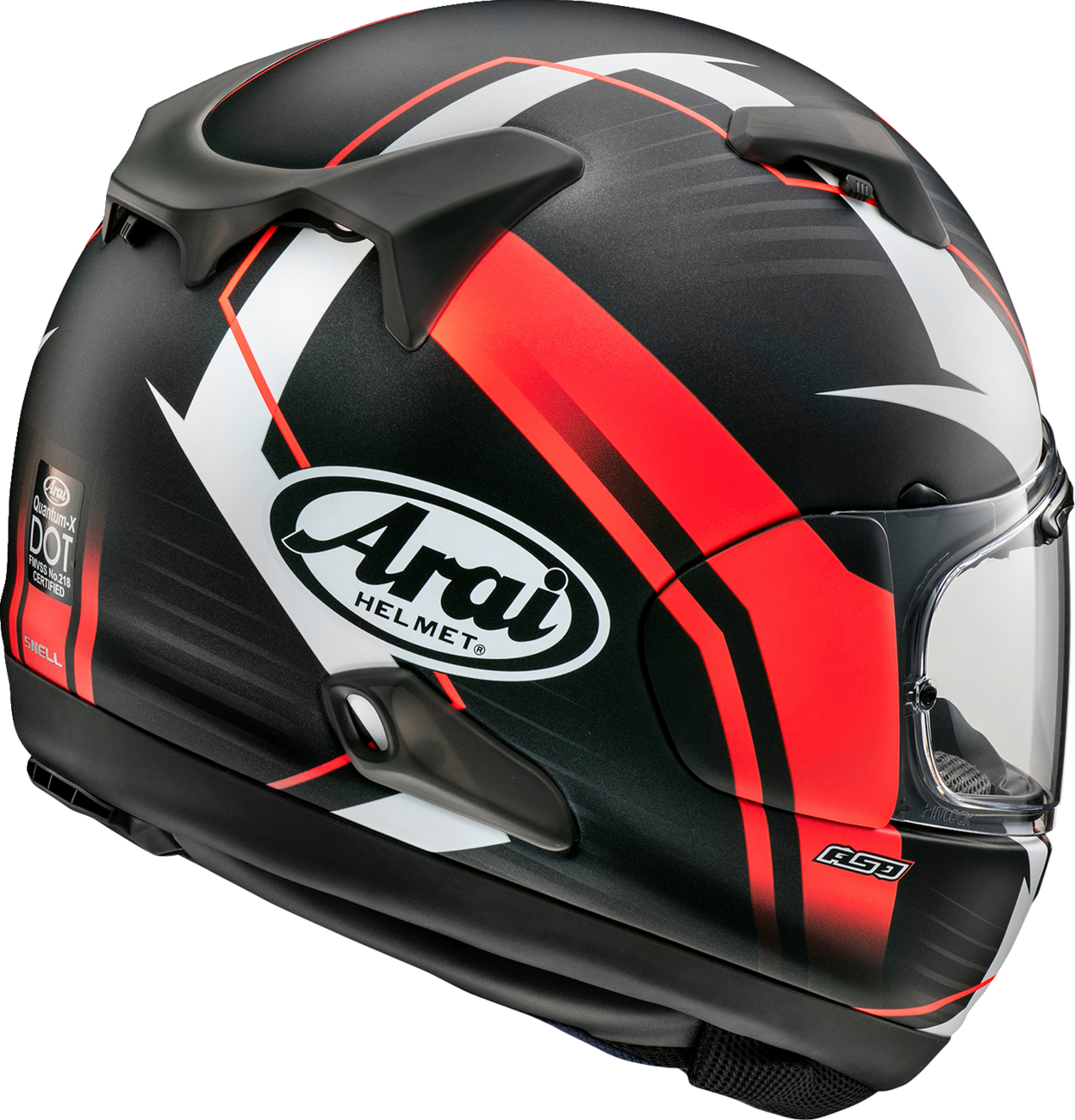 ARAI Quantum-X Helmet - Xen - Red Frost - Large 0101-15765