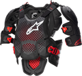 ALPINESTARS A-10 Roost Guard V2 - Black/Red - XL/2XL 6700523-1431XL2