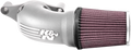 K & N Intake Kit - Silver N/F MODELS W/FAIRING LWRS 63-1139S