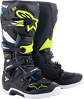 ALPINESTARS Tech 7 Boots - Black/Blue/Yellow Fluorescent - US 13 2012014-1795-13