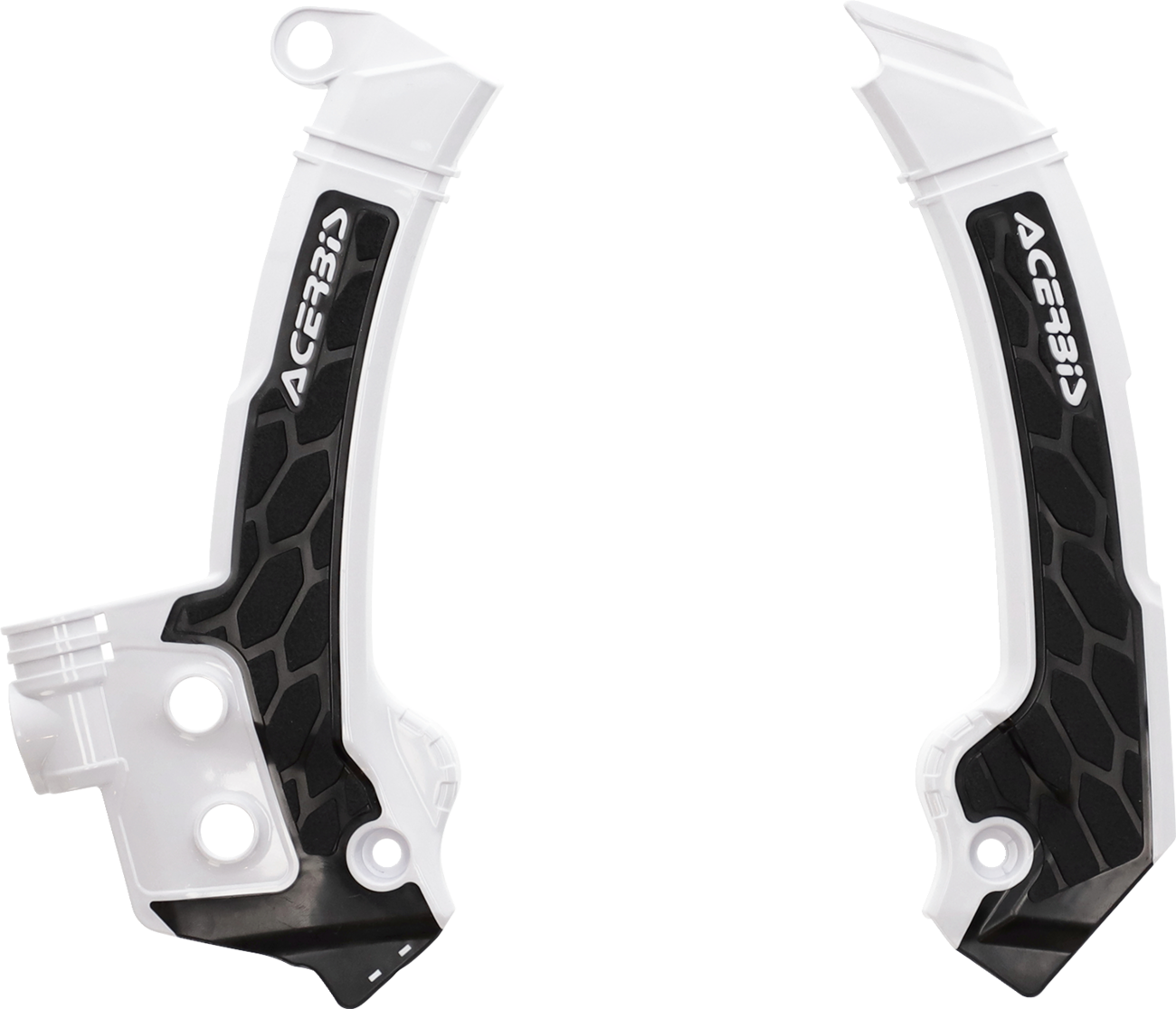 ACERBIS X-Grip Frame Guards - Black/White 2979601007