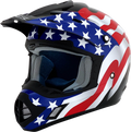 AFX FX-17 Helmet - Flag - Black - XS 0110-2368