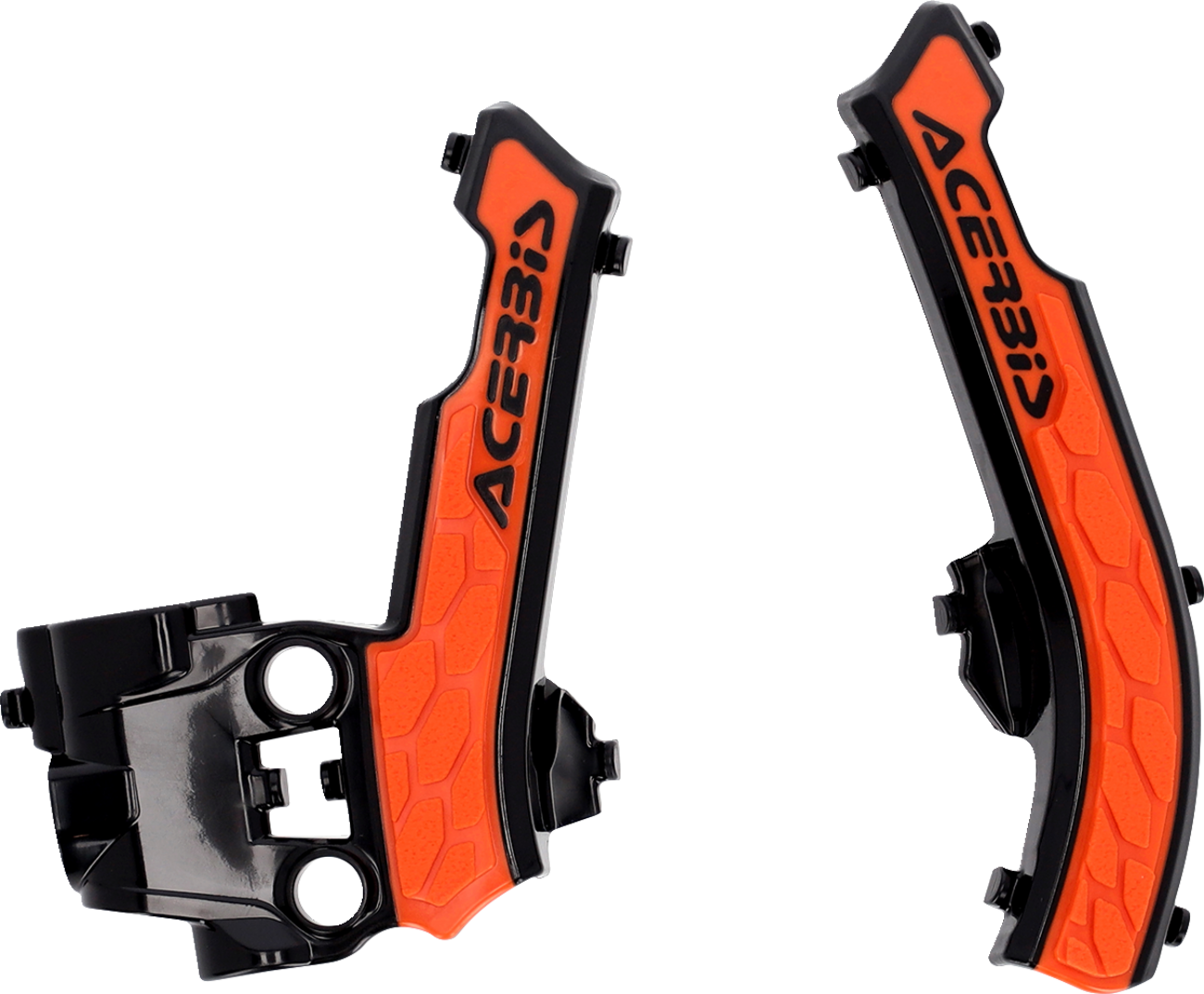 ACERBIS X-Grip Frame Guards - Black/ '16 Orange 2979615229