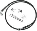 DRAG SPECIALTIES Brake Line - Front (Upper) - Black 640115-BLK