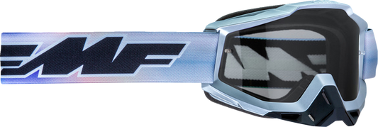 FMF PowerBomb Goggles - Afterburn - Blue/Purple/Gray - Clear F-50036-00012 2601-3306
