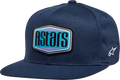 ALPINESTARS Belvedere Flat Bill Hat - Navy - One Size 1232-81050-70