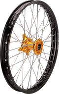 MOOSE RACING Wheel Assembly - SX-1 - Complete - Front - Black Wheel/Gold Hub - 21x1.6 - Suzuki SF-16021-BKGD