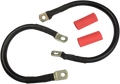 DRAG SPECIALTIES Black Battery Cable Set - '89-'08 ST E25-0091B-D1