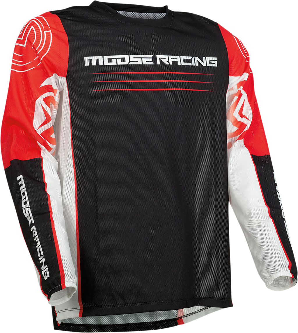 MOOSE RACING Sahara Jersey - Red/Black - Large 2910-6854