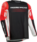MOOSE RACING Sahara Jersey - Red/Black - Large 2910-6854