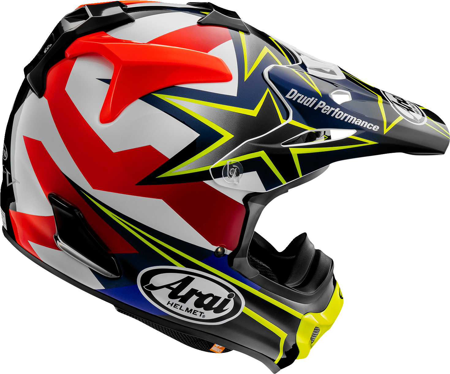 ARAI VX-Pro4 Helmet - Stars & Stripes - Yellow - XL 0110-8205